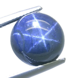 Cabochon in zaffiro da 9,00 ct, taglio ovale, 11,2x6,2 mm