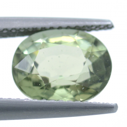 3.16 ct Grüner Apatit Oval Schnitt