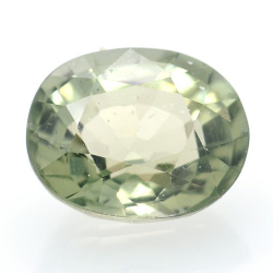 3.61 ct Apatito Verde Talla Ovalada