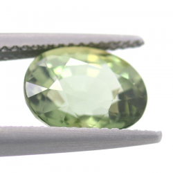 3.25 ct Apatito Verde Talla Ovalada