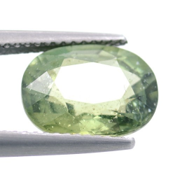 4.63 ct Apatite Vert Taille Ovale