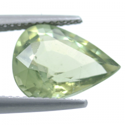 4.52ct Grüner Apatit Birne Schnitt