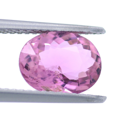 2,03ct Tormalina Rubelite Taglio Ovale 9,42x7,45mm