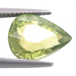 5.92ct Apatite Verde Facetatto Goccia