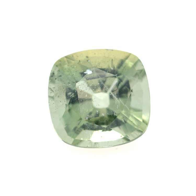 4.44 ct Grüner Apatit Kissen Schnitt