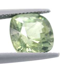 4.44 ct Grüner Apatit Kissen Schnitt