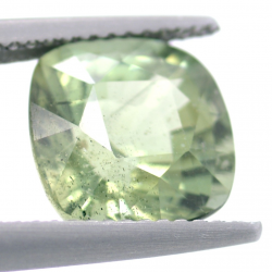 4.44 ct Apatite Vert Taille Coussin