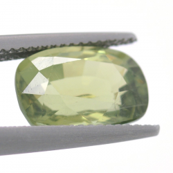 4.73 ct Apatite Vert Taille Coussin