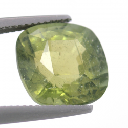 7.87 ct Apatite Vert Taille Coussin