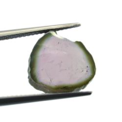 6.55ct Wassermelonen-Turmalin Scheibe