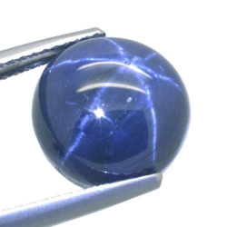 Saphir bleu 8,62 ct taille ovale 11,1x5,9 mm