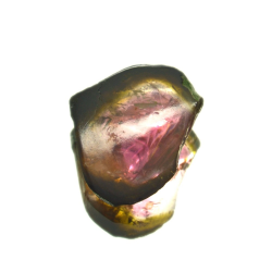 4.40ct Tourmaline Pastèque Taille en Tranche