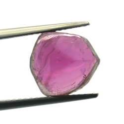 4.66ct Watermelon Tourmaline Slice Cut