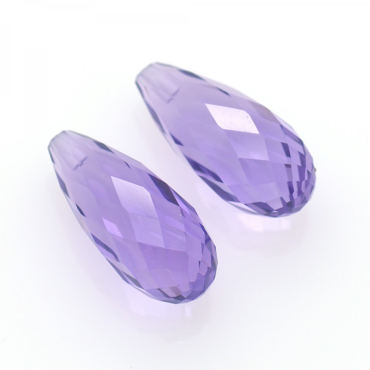 13.18ct Amethyst Briolette Schnitt