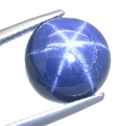 Cabochon in zaffiro da 8,02 ct, taglio ovale, 11,5 x 5,5 mm