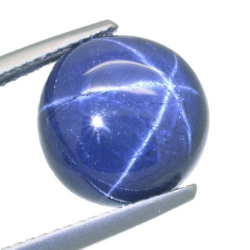 Cabochon in zaffiro da 8,02 ct, taglio ovale, 11,5 x 5,5 mm