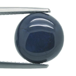 Cabochon in zaffiro da 8,02 ct, taglio ovale, 11,5 x 5,5 mm