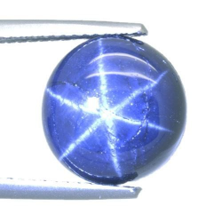 Cabochon in zaffiro da 8,02 ct, taglio ovale, 11,5 x 5,5 mm