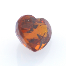 1.41ct Spessartine Garnet Heart Cut