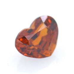 1.65ct Spessartine Garnet Heart Cut