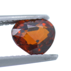 1.29ct Spessartine Garnet Heart Cut