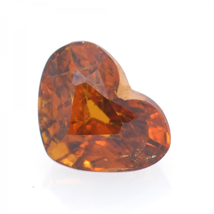 1.22ct Spessartine Garnet Heart Cut