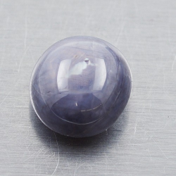 7.80ct Saphir Étoilé Cabochon Ronde 10,93x10,14mm