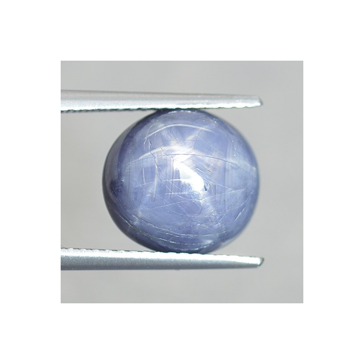 7.80ct Saphir Étoilé Cabochon Ronde 10,93x10,14mm