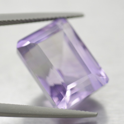 19.00ct Amethyst Smaragd Schnitt