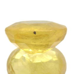 2,52 ct gelber Saphir im Ovalschliff, 8,7 x 6,9 mm