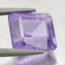 8.67ct Amethyst Smaragd Schnitt