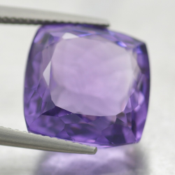 15.18ct Amatista Talla Cojín