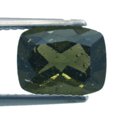 2.29ct Moldavite Cushion Cut