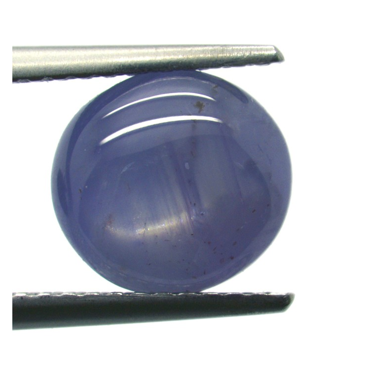 3.96ct Saphir Étoilé Cabochon Ovale 8.23x8.10mm