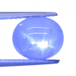 3.39ct Star Sapphyre Oval Cabochon 8.89x7.57mm