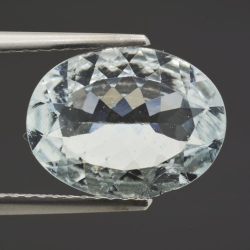 3.10ct Acquamarina in Faccettato Ovale