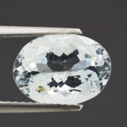 4.27ct Acquamarina in Faccettato Ovale