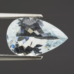 3.23ct Aquamarin Birne Schnitt