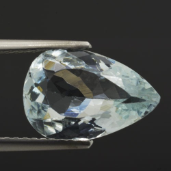 2.79ct Aquamarin Birne Schnitt