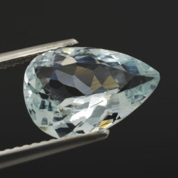 2.79ct Aigue-marine Taille Poire