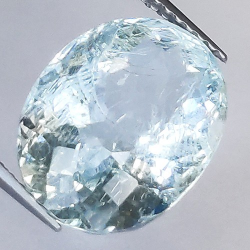 6.99ct Acquamarina in Faccettato Ovale