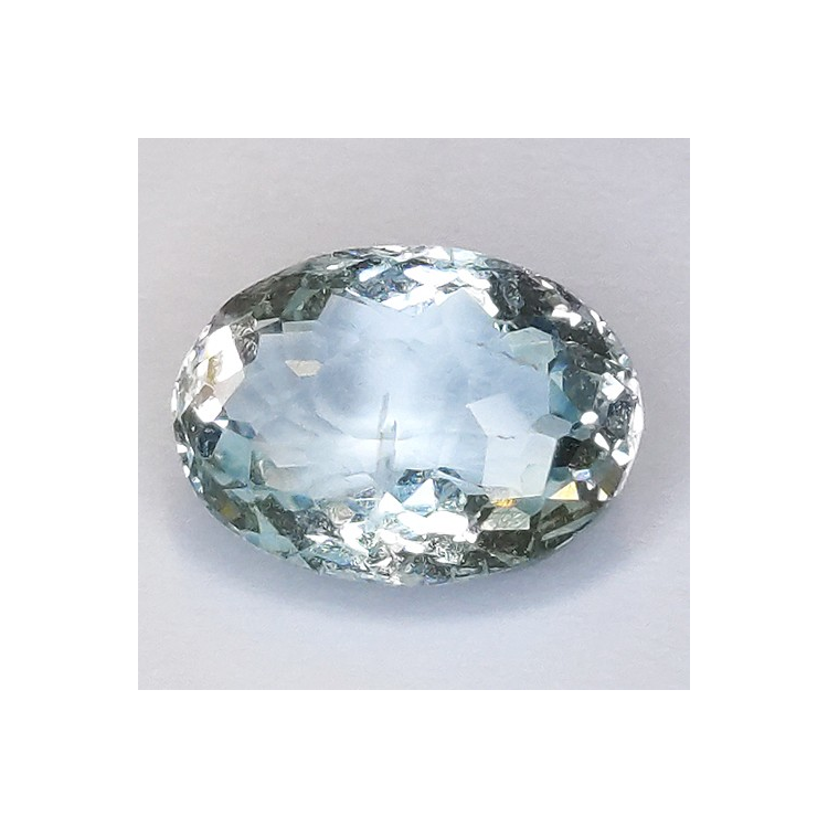 3.51ct Acquamarina in Faccettato Ovale