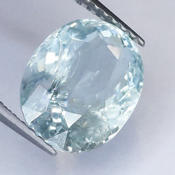 3.03ct Aigue-marine Taille Ovale