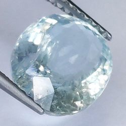 3.03ct Aquamarin Oval Schnitt