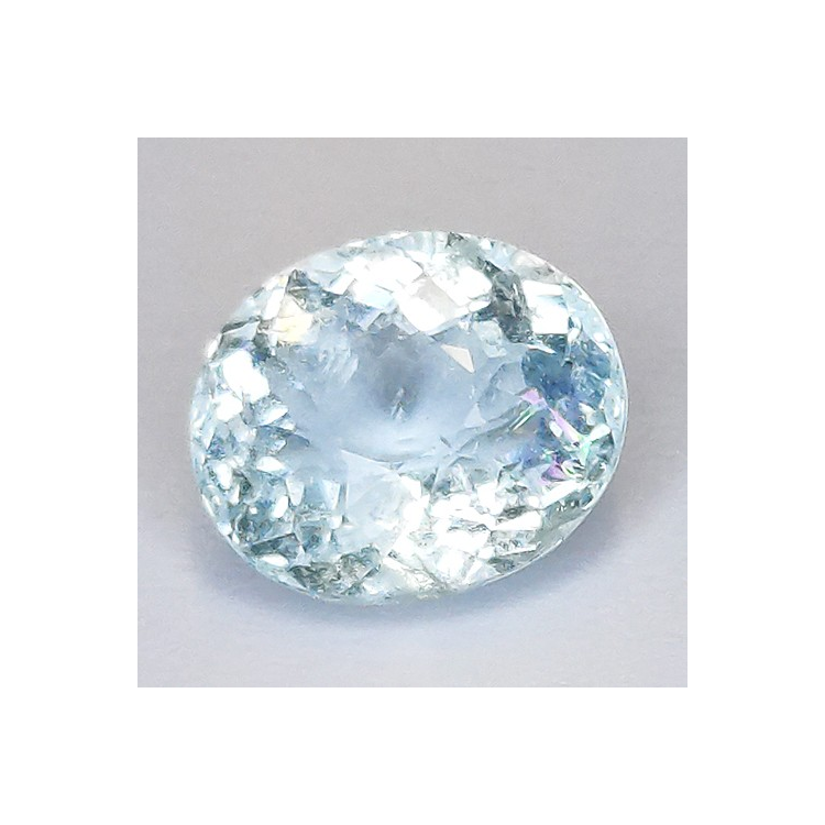 3.88ct Acquamarina in Faccettato Ovale