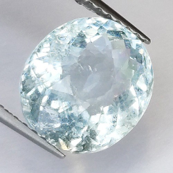 3.88ct Acquamarina in Faccettato Ovale