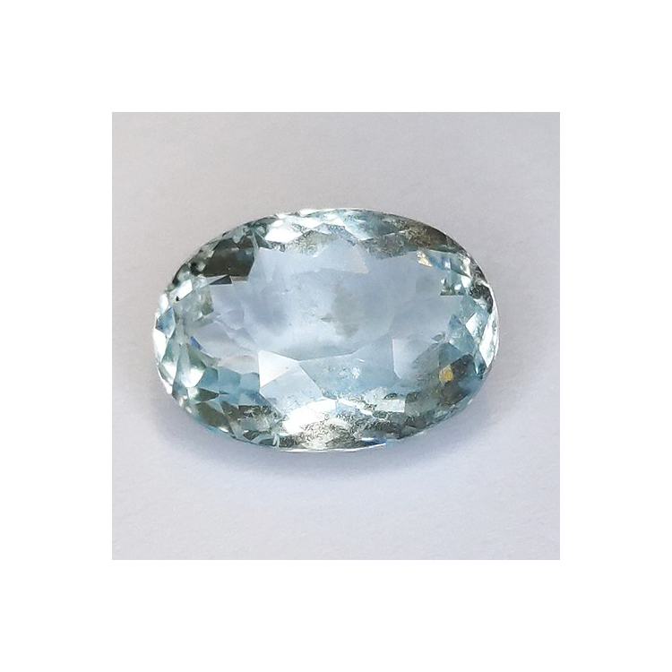 4.11ct Acquamarina in Faccettato Ovale