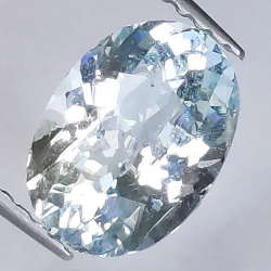 1.51ct Aigue-marine Taille Ovale