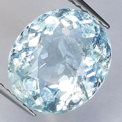 3.83ct Aguamarina Talla Oval