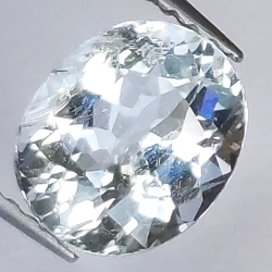 1.67ct Acquamarina in Faccettato Ovale